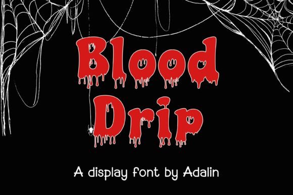 Blood Drip: A Strategic Approach to Thematic Typography