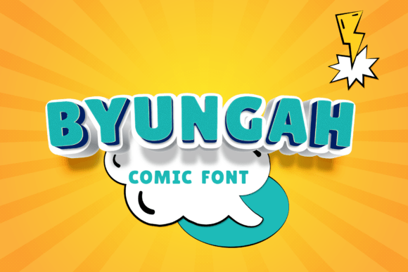 Byungah Comic Display: A Friendly Typeface for Creative Projects