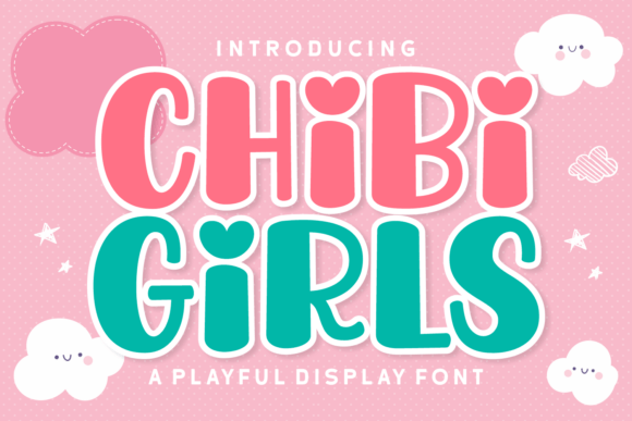 Chibi Girls: A Playful Display Font for Joyful Designs