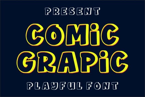Comic Grapic: The Bold, Retro-Inspired Typeface for Action-Packed Designs