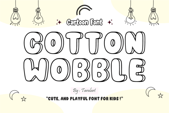 Cotton Wobble: The Bold, Cartoon-Like Font Redefining Playful Branding