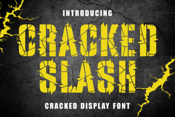 Cracked Slash: A Guide to Using a Powerful Display Font Without Losing Readability