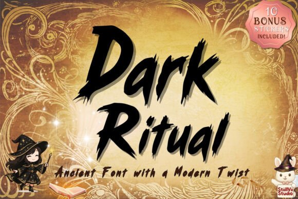 Dark Ritual: The Ancient Grunge Font That Commands Attention