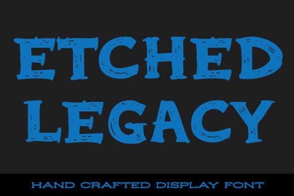 Etched Legacy: Integrating a Vintage Font into Modern Design Workflows