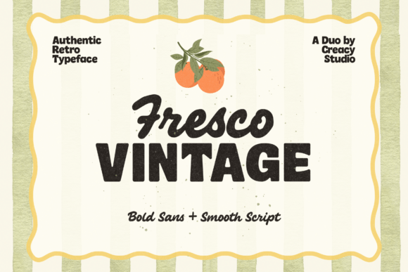 Fresco Vintage Duo: A Practical Evaluation of Retro Typography