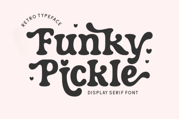Funky Pickle: A Retro Font for Bold Designs