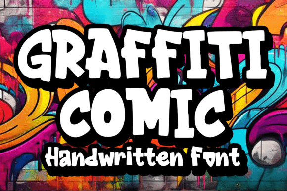 Graffiti Comic: Bold Design for Creative Projects