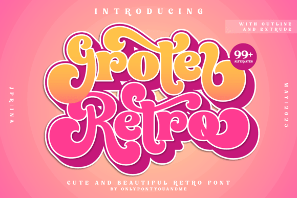 Groter Retro: Bringing 1970s Boldness to Modern Design