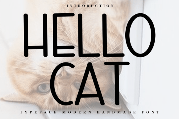 Hello Cat: A Festive Font for Creative Holiday Designs