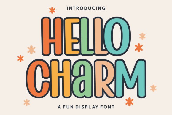 Hello Charm: Redefining Typography with Sweetness and Style