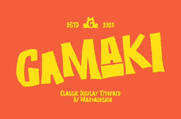 Introducing Gamaki: A Bold and Playful Font for Dynamic Design Projects