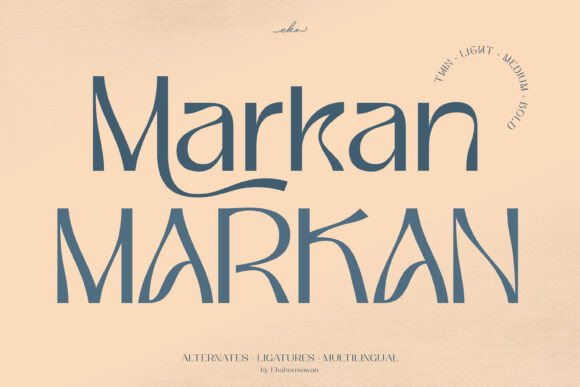 Markan: A Display Typeface That Speaks Volumes