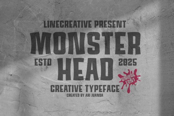 Monster Head Font: A Bold Typography Choice for Modern Design Projects