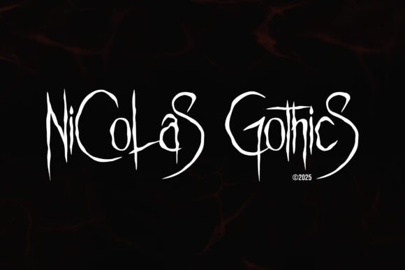 Nicolas Gothics: The Definitive Typeface for Modern Horror and Dark Fantasy Design