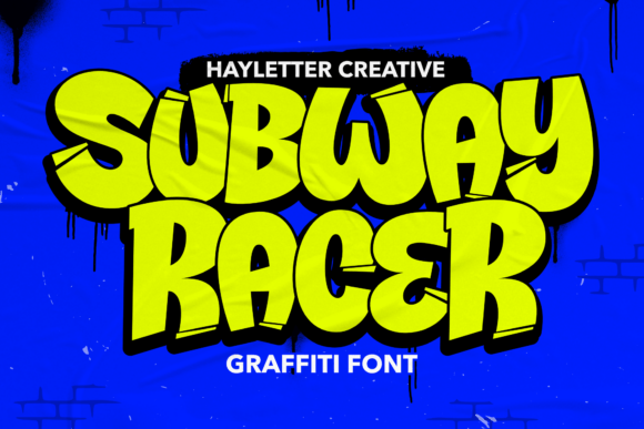 Subway Racer: The Bold Graffiti Font for Impactful Design