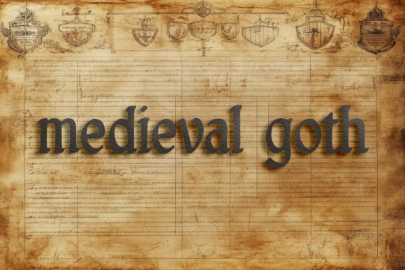Unleashing the Dark Aesthetic: The Power of Medieval Goth Typography