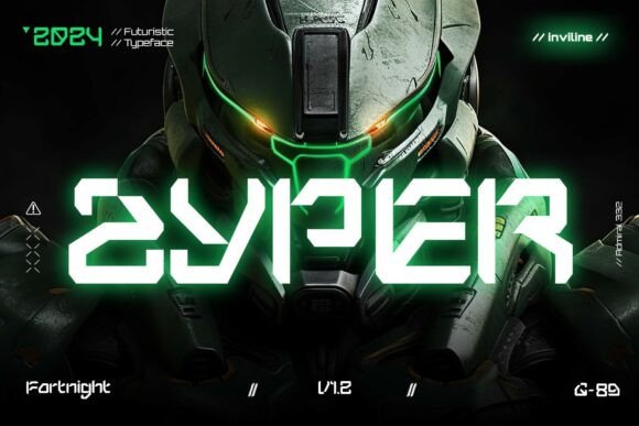 Zyper: The Futuristic Typeface for High-Impact Digital Design